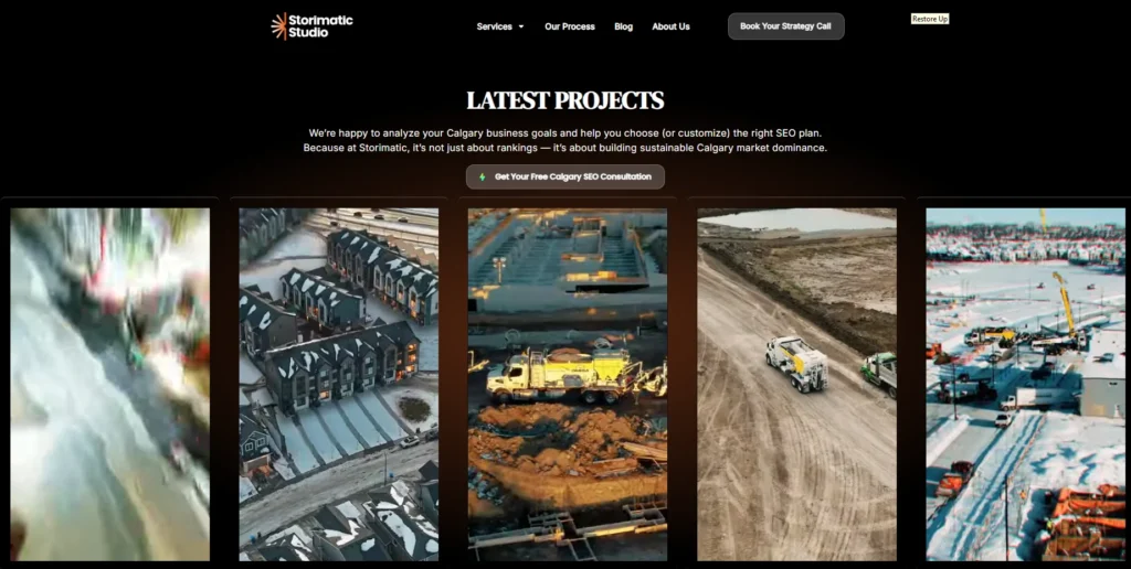 storimatic studio homepage