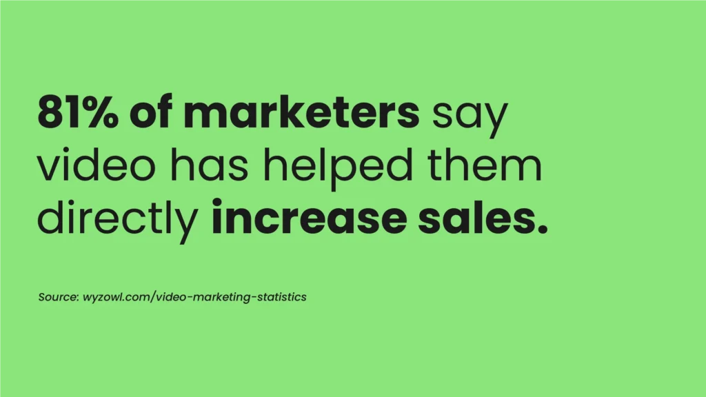 the importance of videos in sales