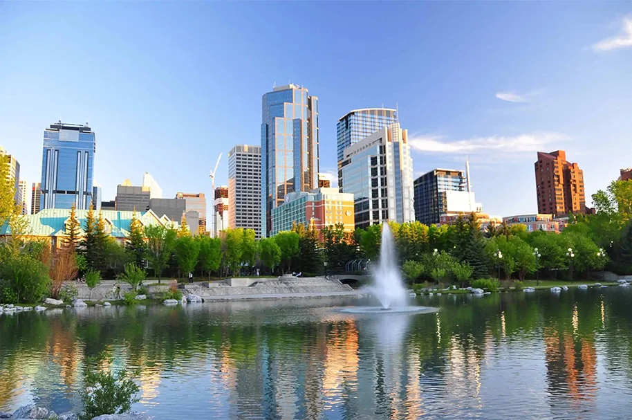 Calgary construction site corporate video shoot