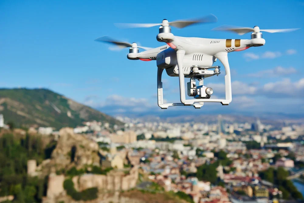 drone flying