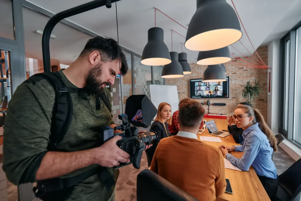 Corporate video exports for YouTube, LinkedIn, and vertical social cutdowns