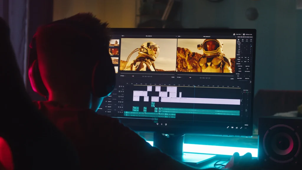 AI video editing tool interface