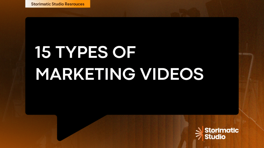 15 Types of Marketing Videos