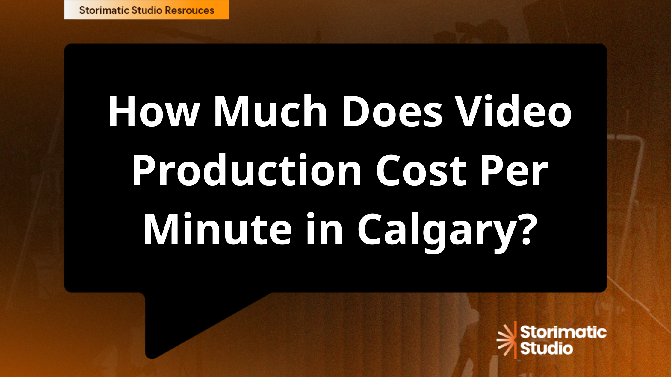 How Much Does Video Production Cost Per Minute in Calgary?