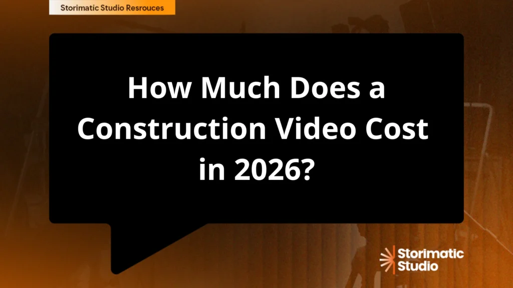 How Much Does a Construction Video Cost in 2026? 6 Tiers in CAD (and What Drives the Number)
