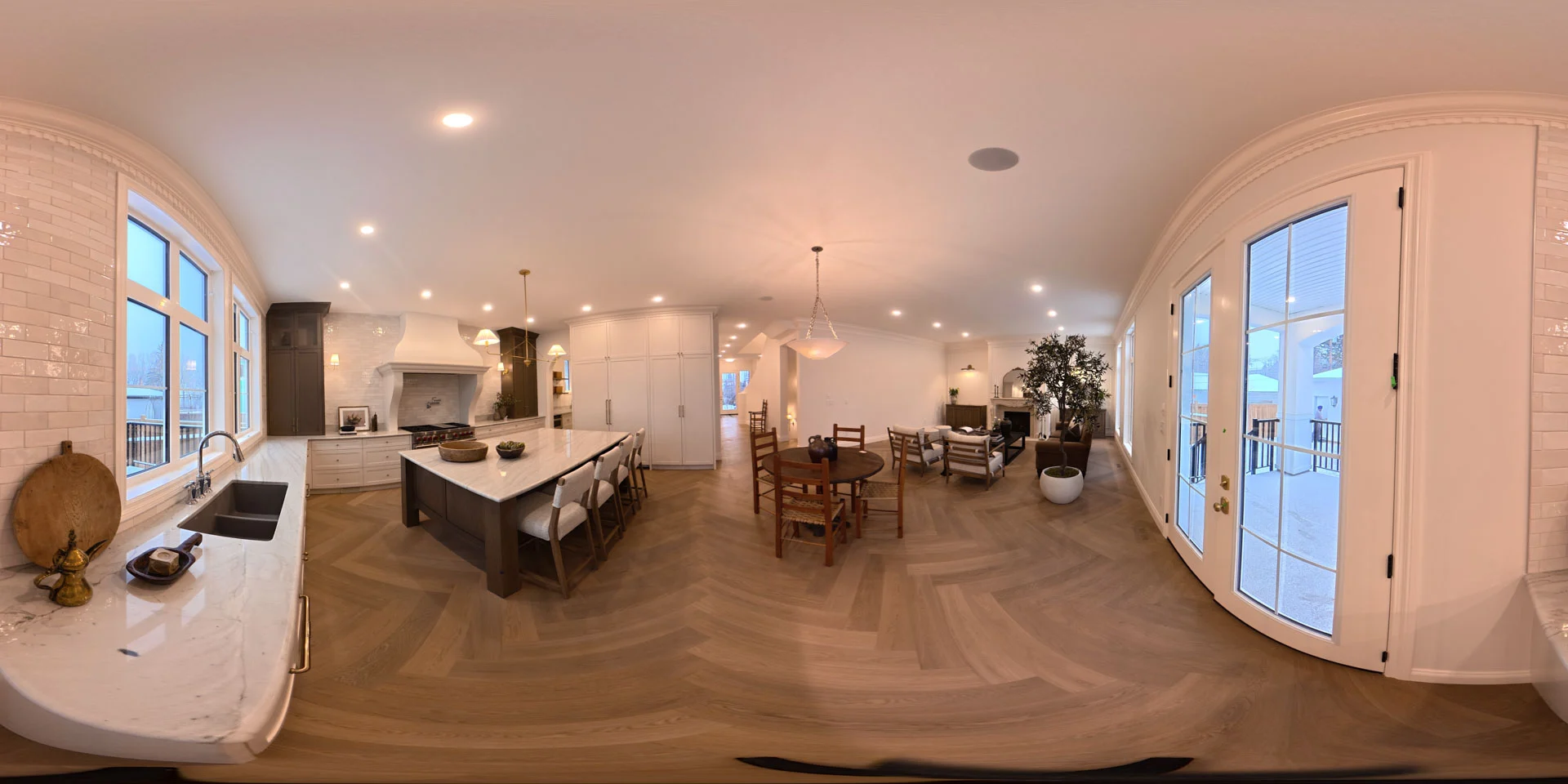 Exterior of a completed Bright Home build
