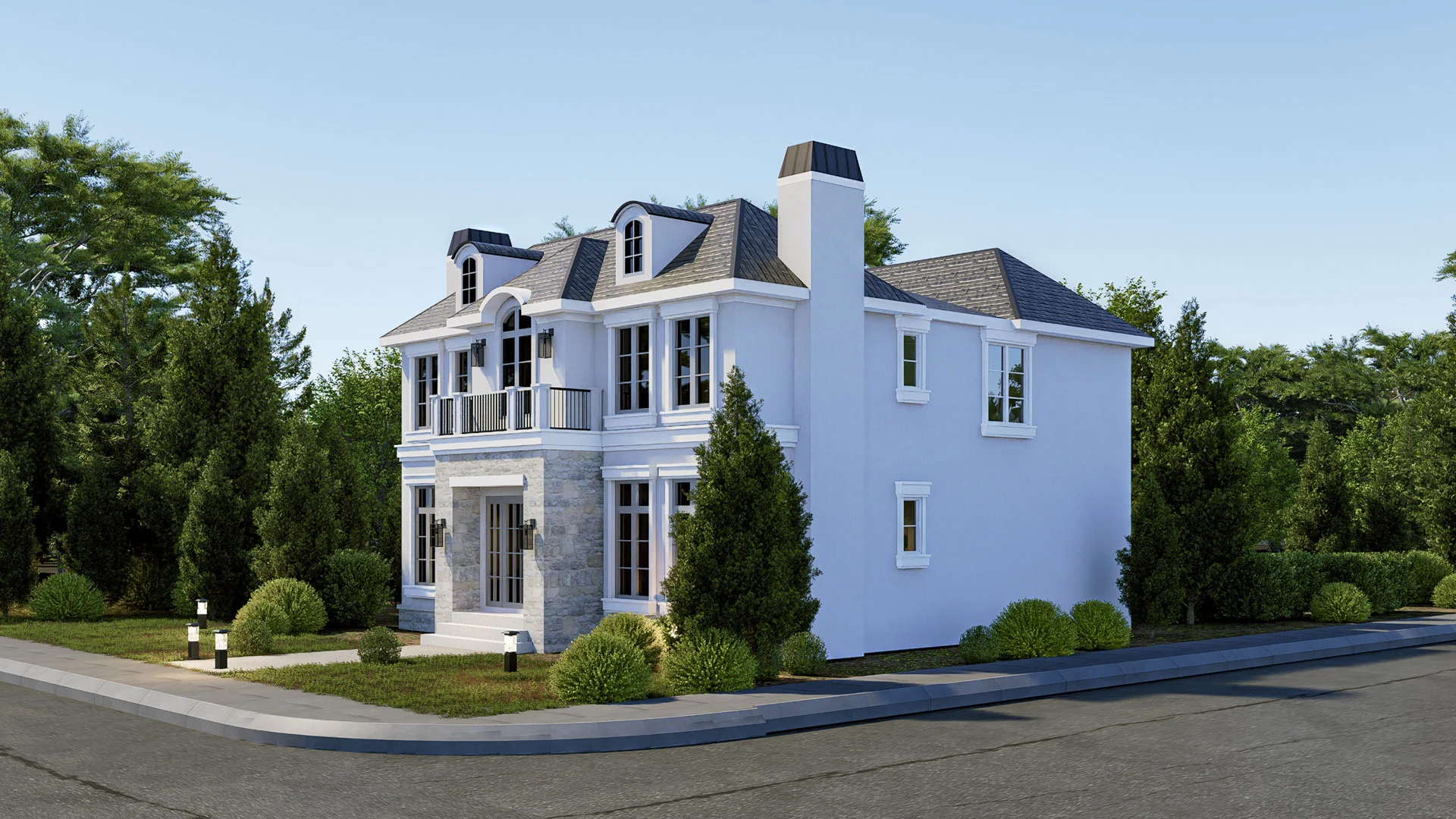 Framing detail on a Bright Home custom house