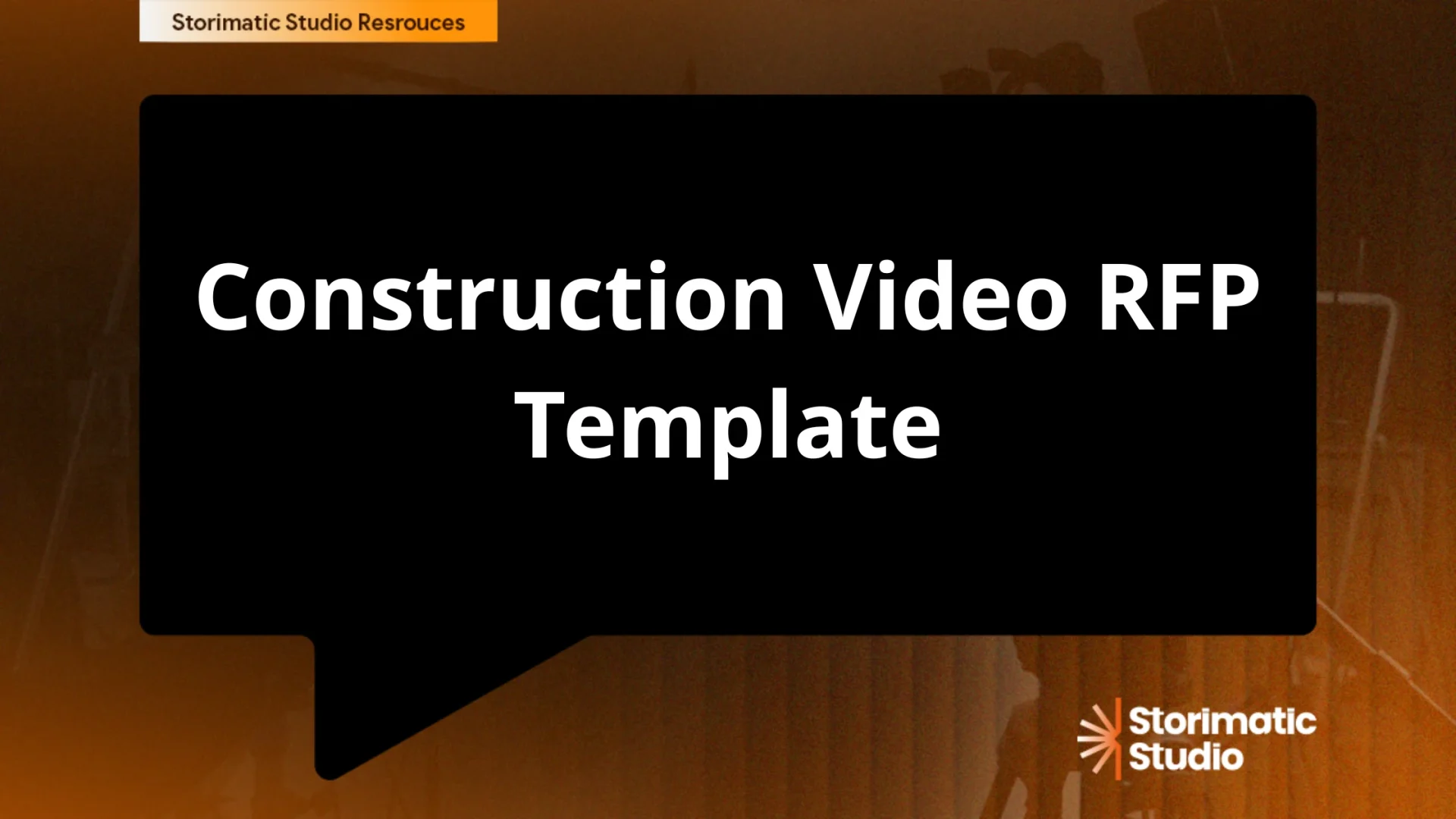 Construction Video RFP Template