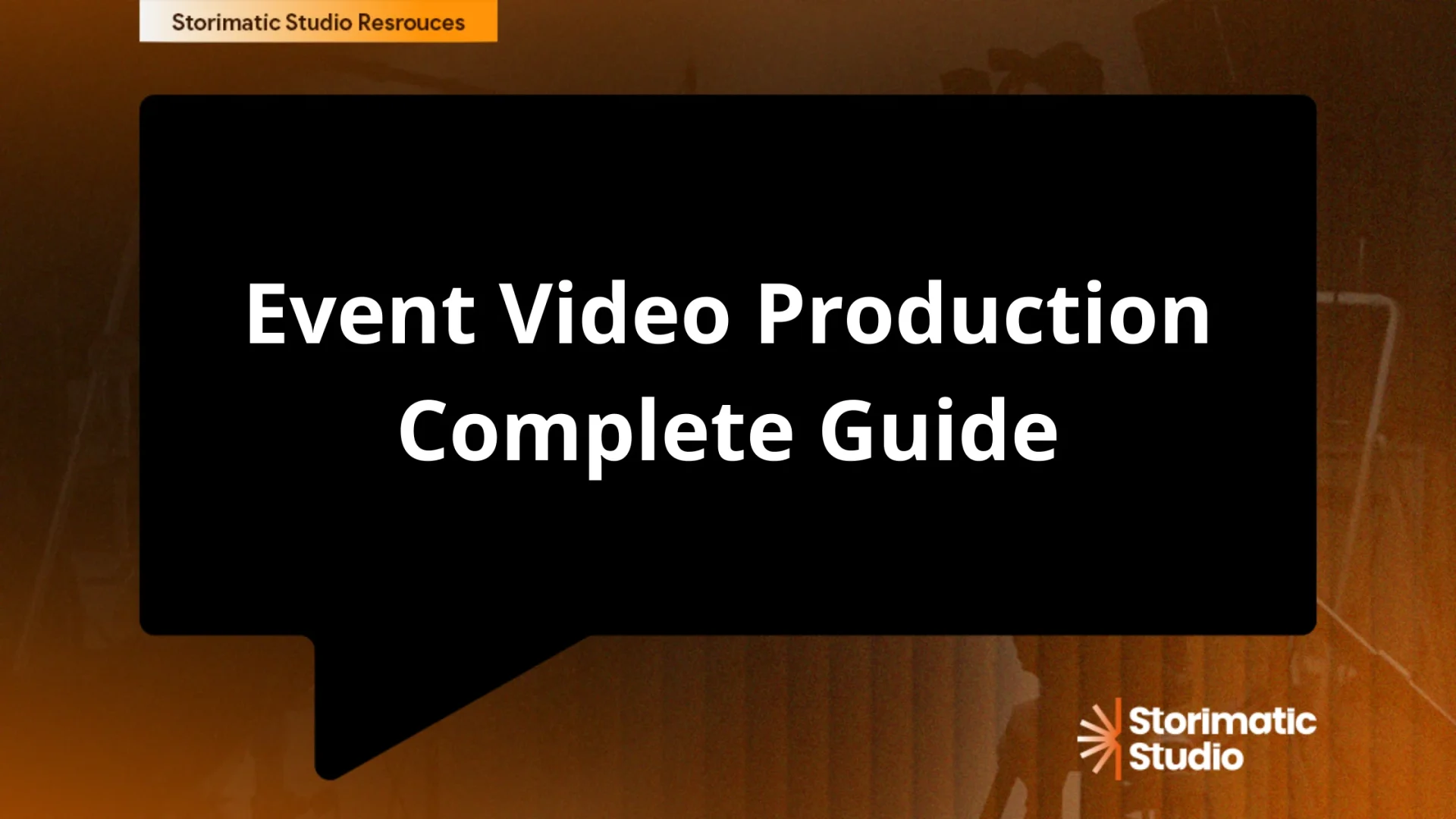 Event Video Production Complete Guide