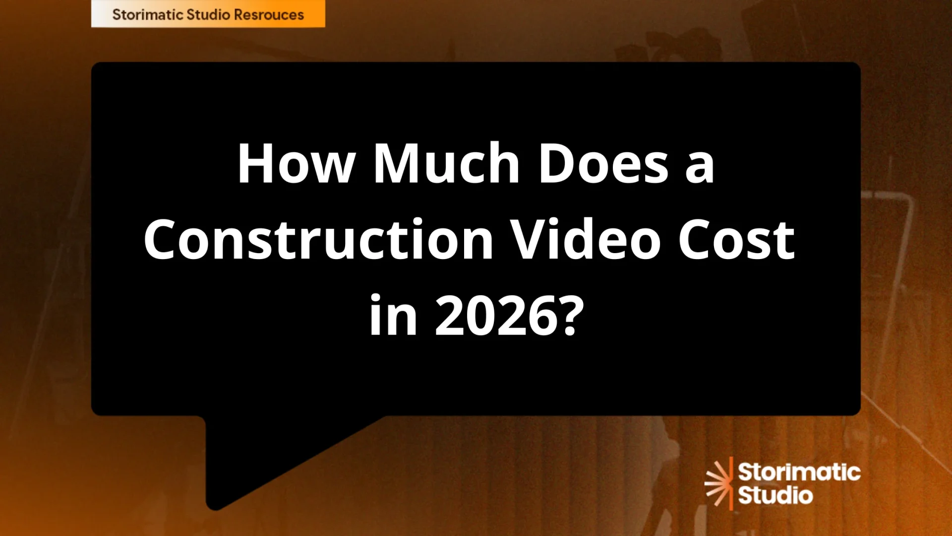 How Much Does a Construction Video Cost in 2026? 6 Tiers in CAD (and What Drives the Number)