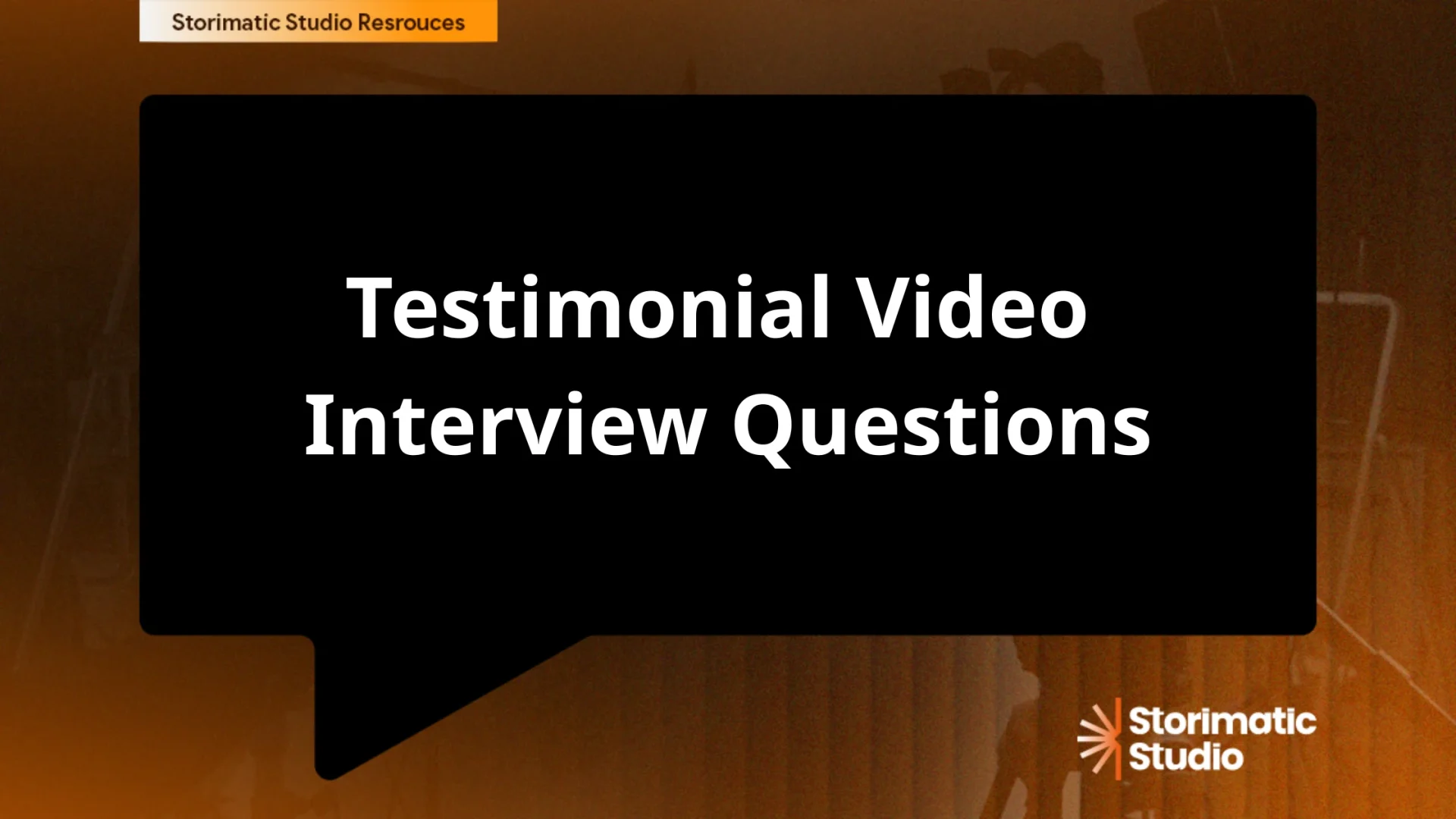 testimonial video interview questions