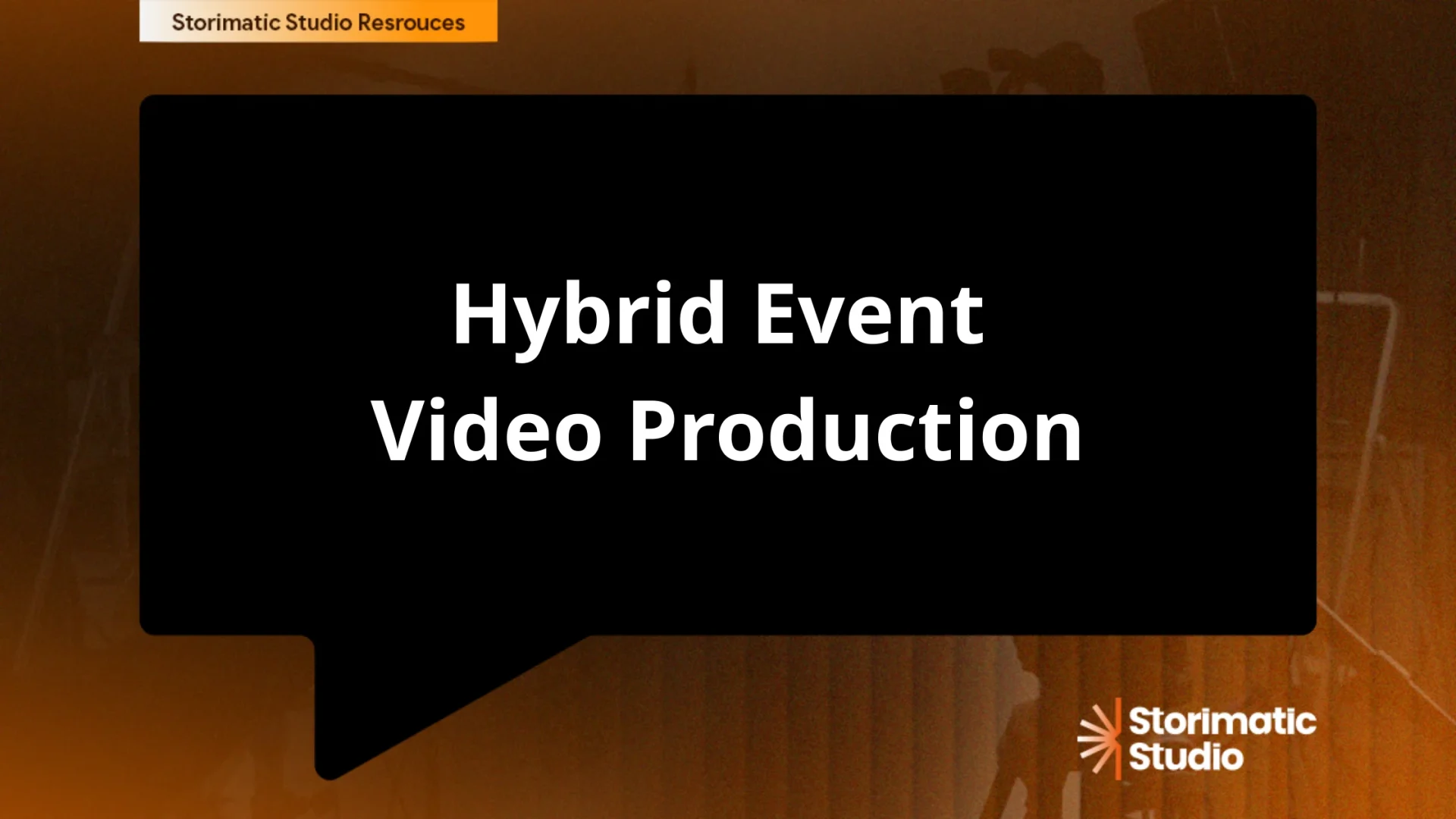Hybrid Event Video Production