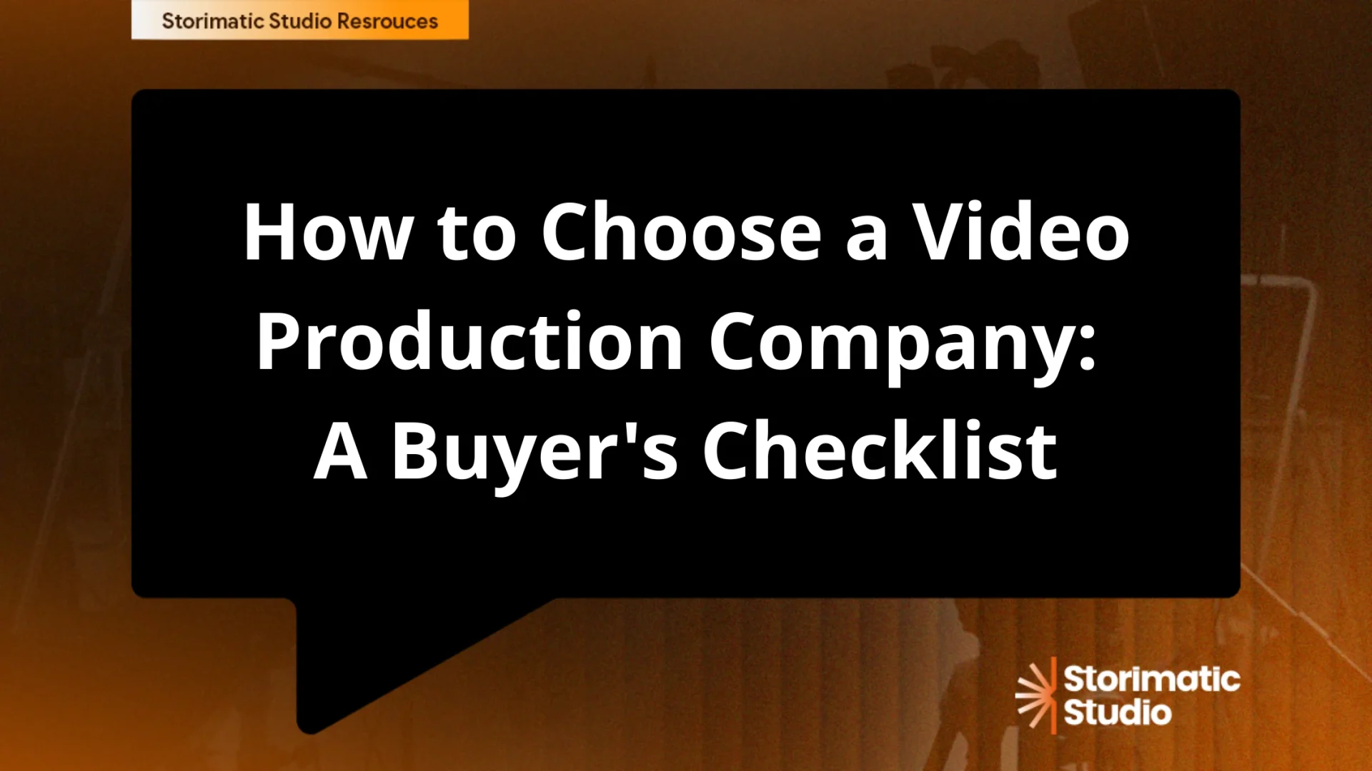How to Choose a Video Production Company: A Buyer's Checklist (Why the Best Reel and the Cheapest Quote Are Both Traps)