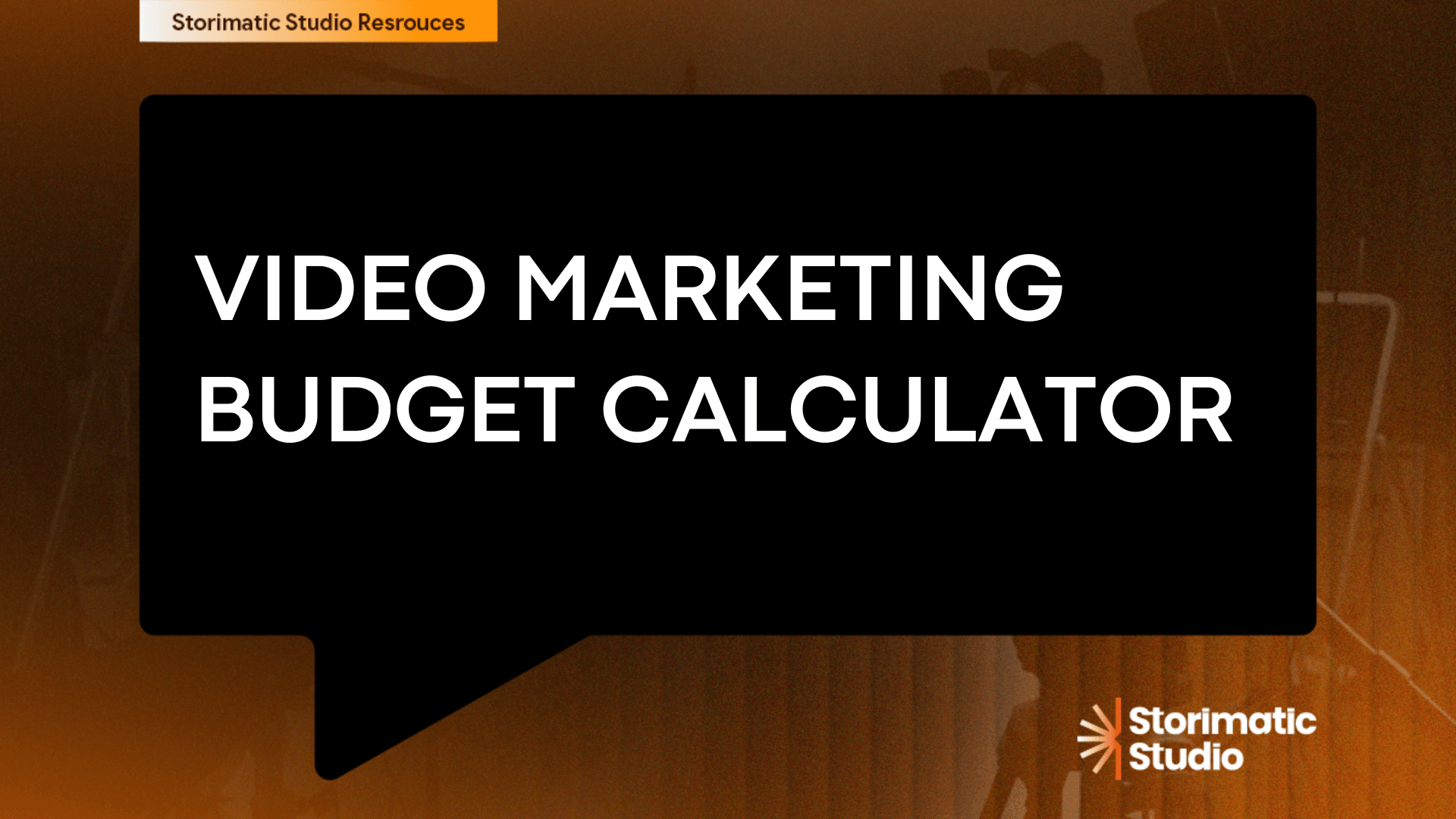 Video Marketing Budget Calculator
